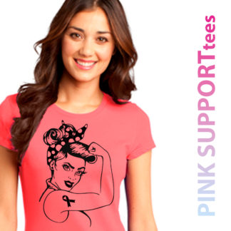 PINK SUPPORT tees