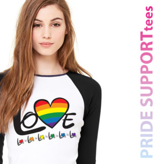 PRIDE SUPPORT tees