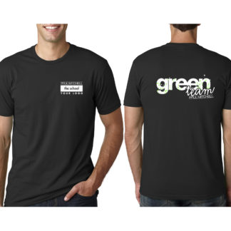 X GREEN TEAM TEES - Men's 3600, XS