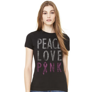 PEACE LOVE PINK tees