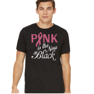 PINK IS THE NEW BLACK tees - Mens 3600, XS