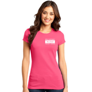 UNITED IN PINK BACK LOGO ese pink tees - Ladies DT6001, XS