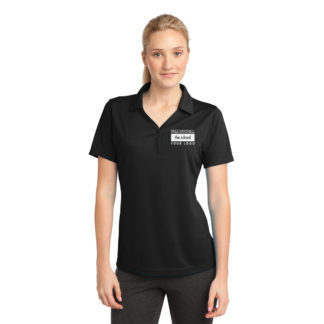 LST650 LADIES BLACK POLO