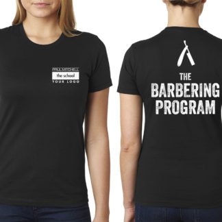 _THE BARBERING PROGRAM TEES - Ladies' 3900 (junior cut), S
