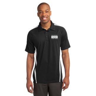 ST685 MEN'S BLACK/WHITE POLO