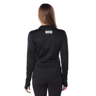 EXP60 POLYZIP LADIES TRACK JACKET / EMBROIDERED SCHOOL LOGO