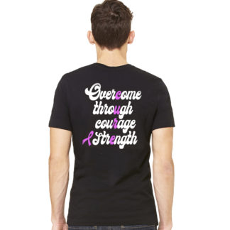 Overcome through courage & strength - Mens 3600, XS