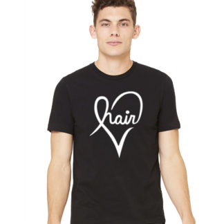 HEART HAIR tee - Mens 3600, XS