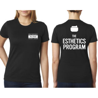 _THE ESTHETICS PROGRAM TEES - Ladies' 3900 (junior cut), S