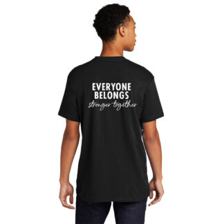 EVERYONE BELONGS tee 1C - Mens 3600, XS
