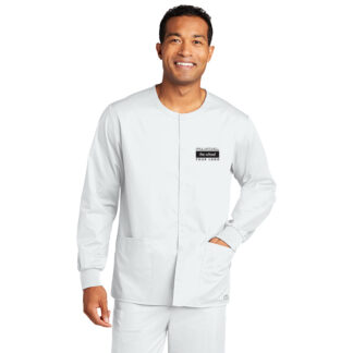 Unisex ww3080 workflex Snap Front Scrub Jacket - 2XS, White