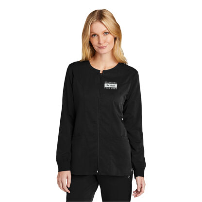 Ladies ww4088 Premiere Flex Full Zip Scrub Jacket