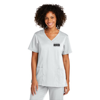 Ladies ww4168 Premiereflex V-Neck top - 2XS, White