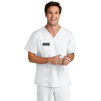 Men ww5068 Premiereflex V-Neck Top - 2XS, White