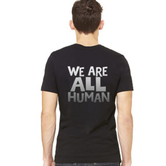 .WE ARE ALL HUMAN tees - Mens 3600, XS