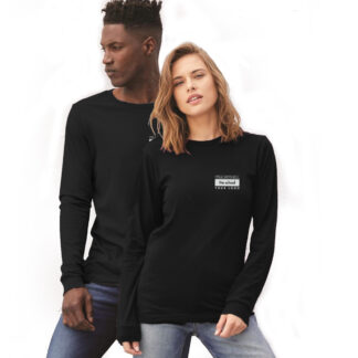 N6211 UNISEX LONG SLEEVE TEE 3 inch logo