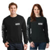 G180 UNISEX SWEATSHIRT 3 inch logo with Sleeve