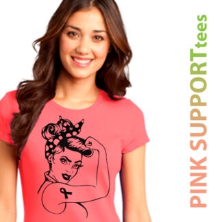 PINK SUPPORT tees